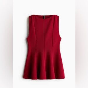 H&M Sleeveless Red Mini Dress